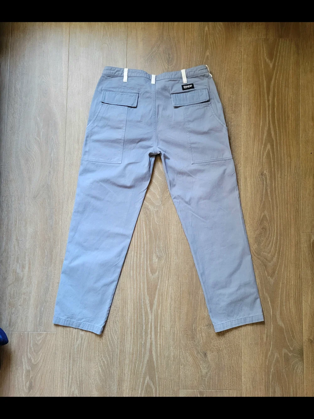 Ripndip Light Blue Logo Cargo Pants 30 X 36